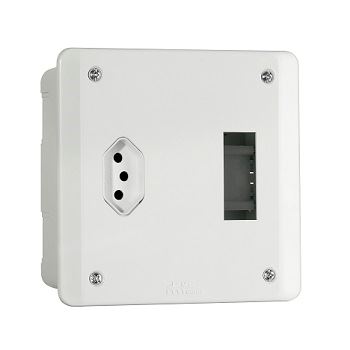 CONJ ARSTOP C/TOM 2P+T 20A MEC-TRO EMBUT